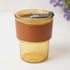 Personalized Glass Sipper with Leather Sleeve
